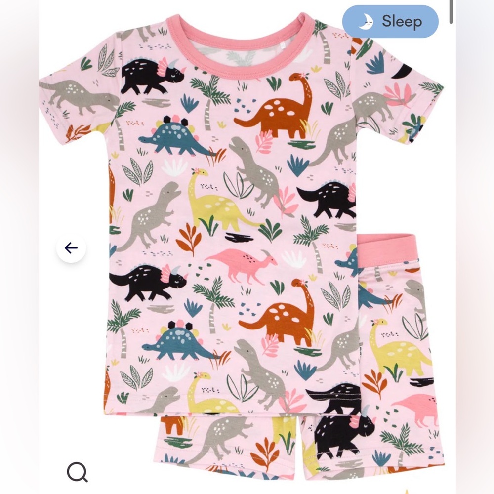 Little Sleepies Jurassic Jungle Two-piece Pajama Set